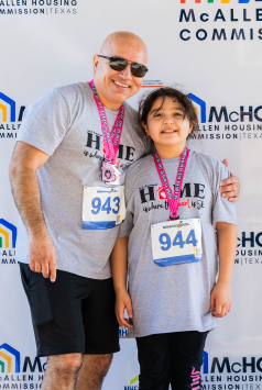 Father and Daughter runners