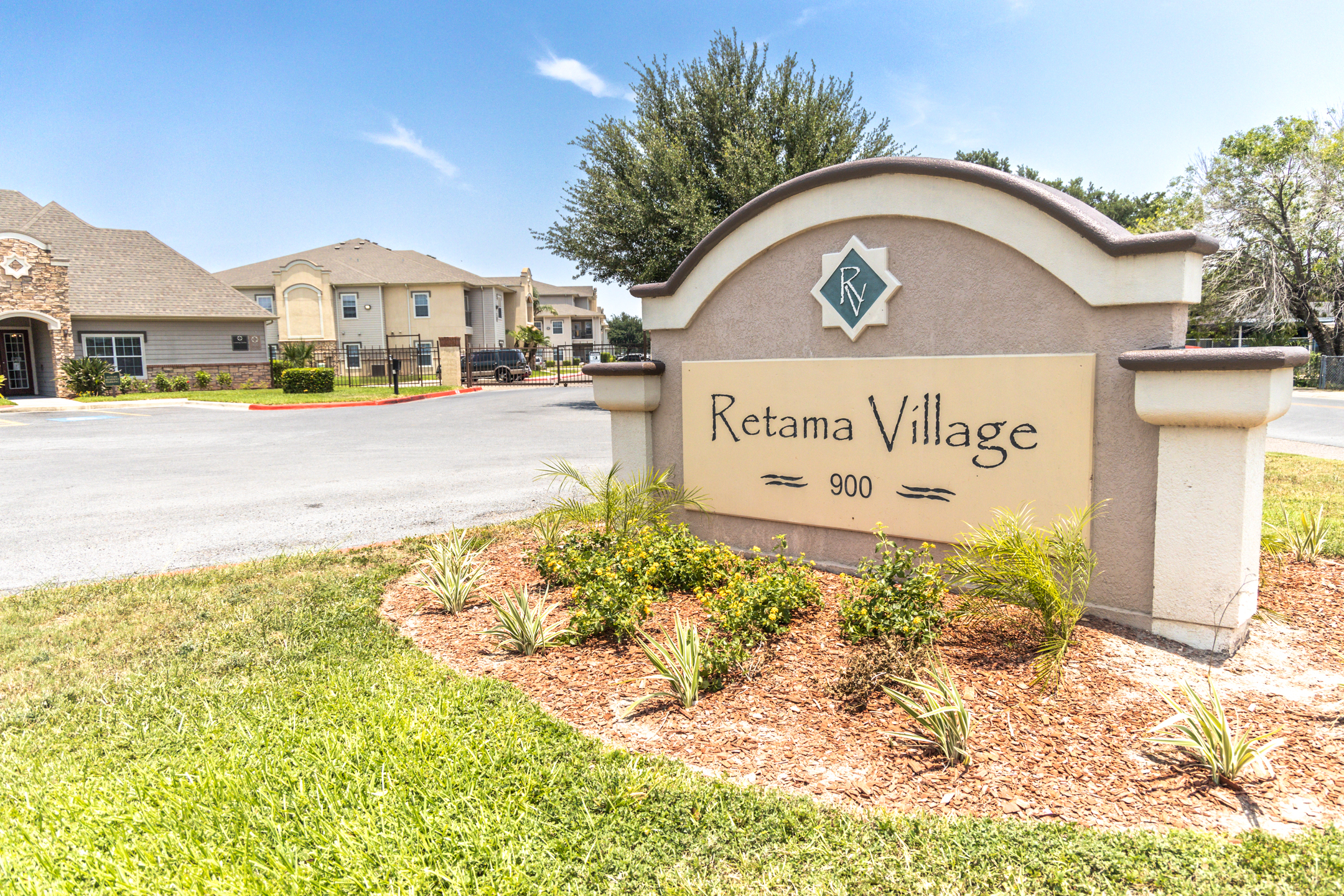 Retama Village sign